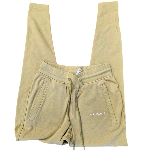 Alphalete Womens Jogger Pants Olive Green - Picture 7 of 7